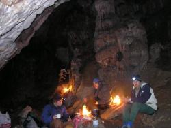 В пещере Бинбаш-Коба (Тысячеголовая)