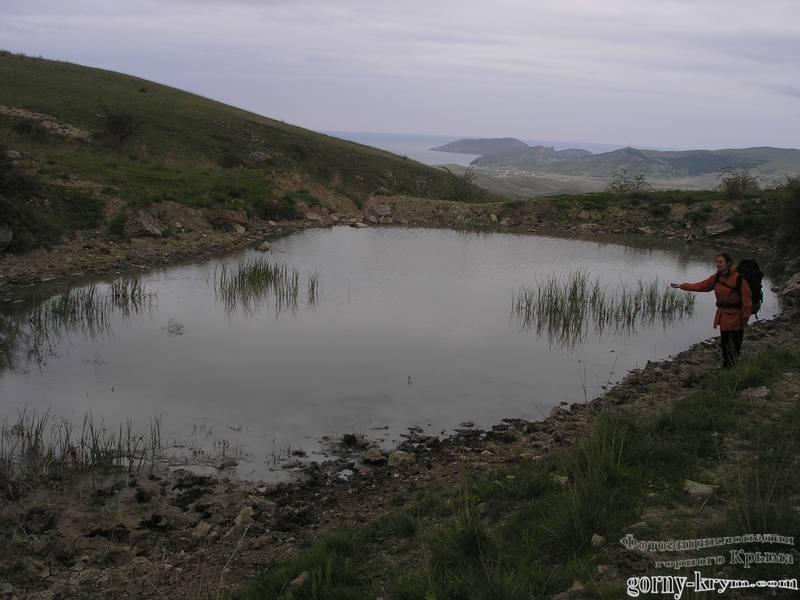Озеро в окрестностях Коктебеля
