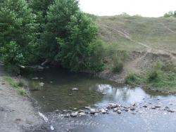 Река Кача ниже плотины Загорского ВДХР