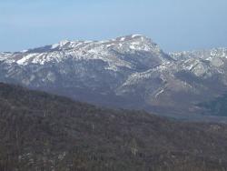 Вид на верхнее плато с Тирке-яйлы зимой