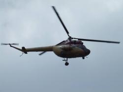 Пожарный вертолет над Ялтинской яйлой