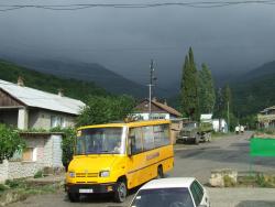 Автобус Бычок в селе Генеральское