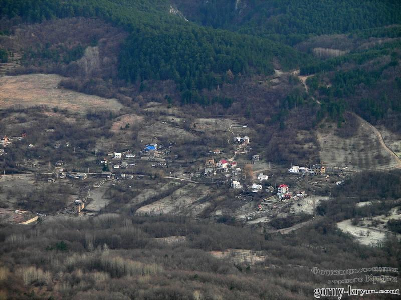Вид на село Многоречье