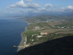 Вид с горы Папая-Кая на село Морское