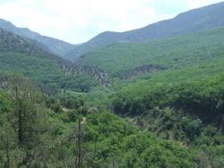 Вид на Чернореченский каньон с правого берега